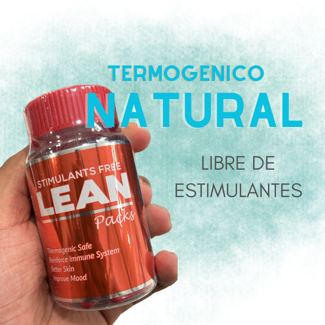 Usando las pastillas Lean Packs Termogenicas - Libre de estimulantes