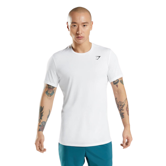 Playera Arrival T-shirt - White - Gymshark