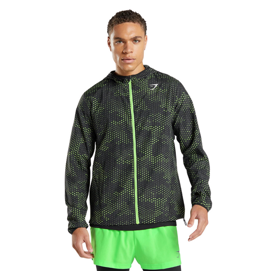 Rompevientos Sport Windbreaker - Fluo Lime - Gymshark