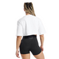 Crop Top Deportivo Cotton Boxy - White - Gymshark