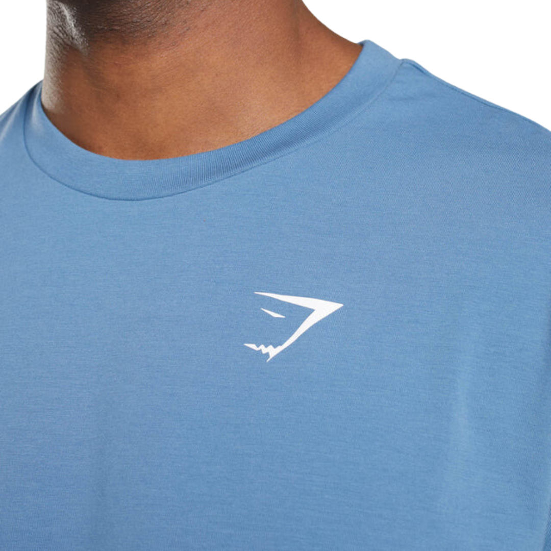 Essential Oversized T-Shirt - Denim Blue - Gymshark Men