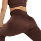 Adapt Marl Seamless Leggings - Archive Brown/Cherry Brown - Gymshark