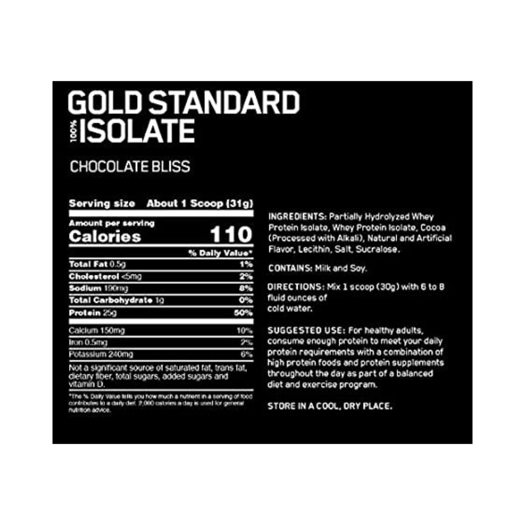 Optimum Nutrition Gold 100% Standard Isolate